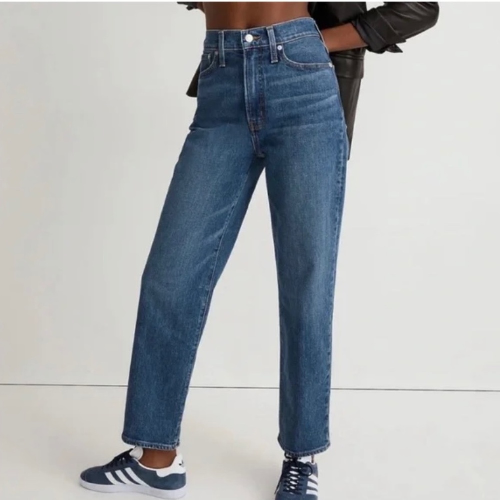 Madewell The Tall Perfect Vintage Straight Jean in Mayfield Wash size 27T